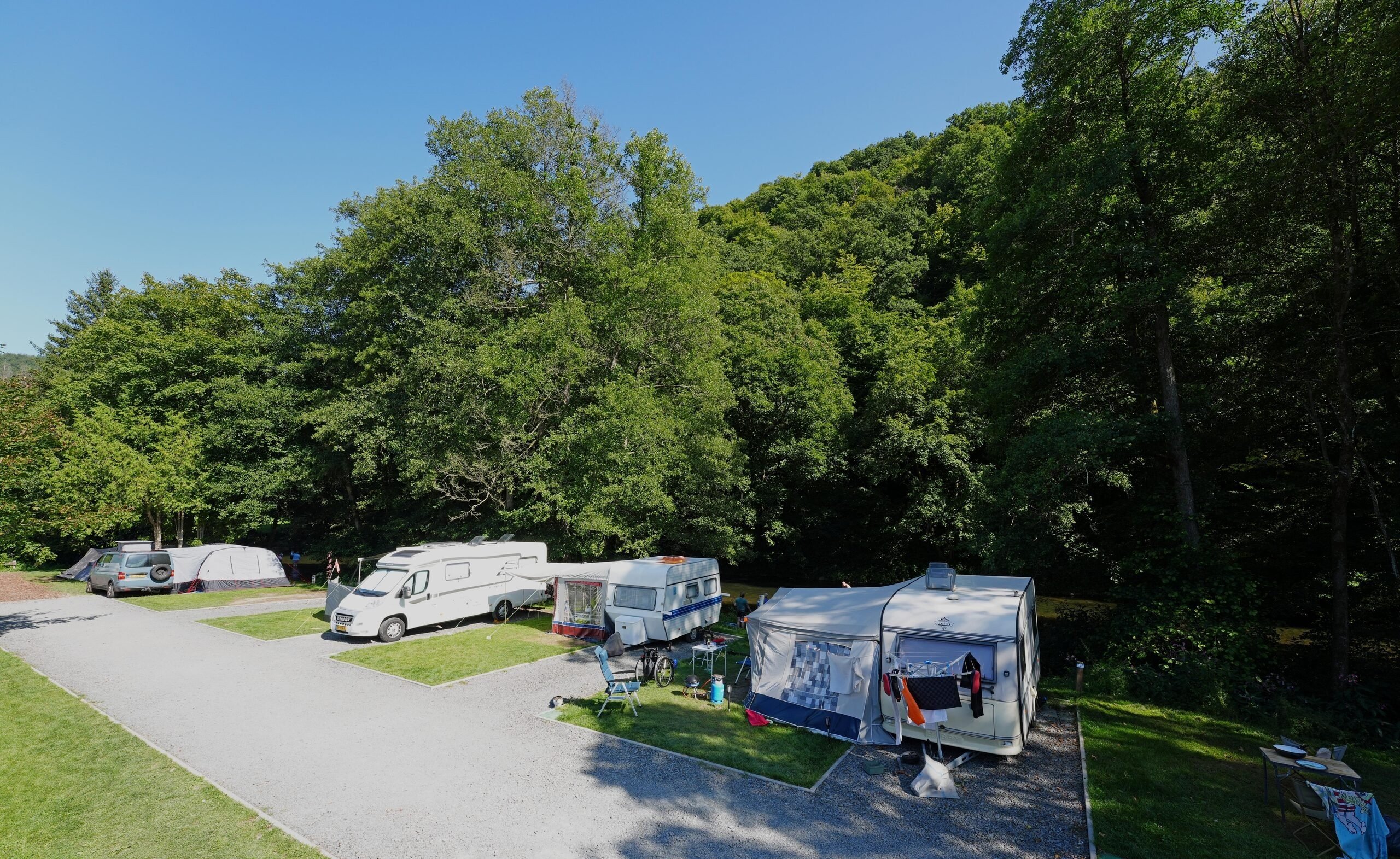 Campingplatz am Wasser